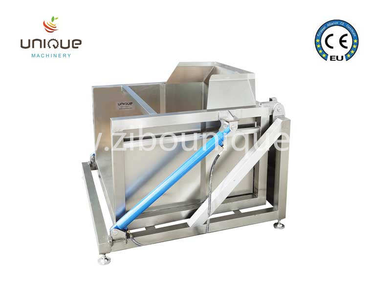 240 KG Stainless Steel Box Crate Bin Dumper for Smooth Fruit and Vegetable Unloading