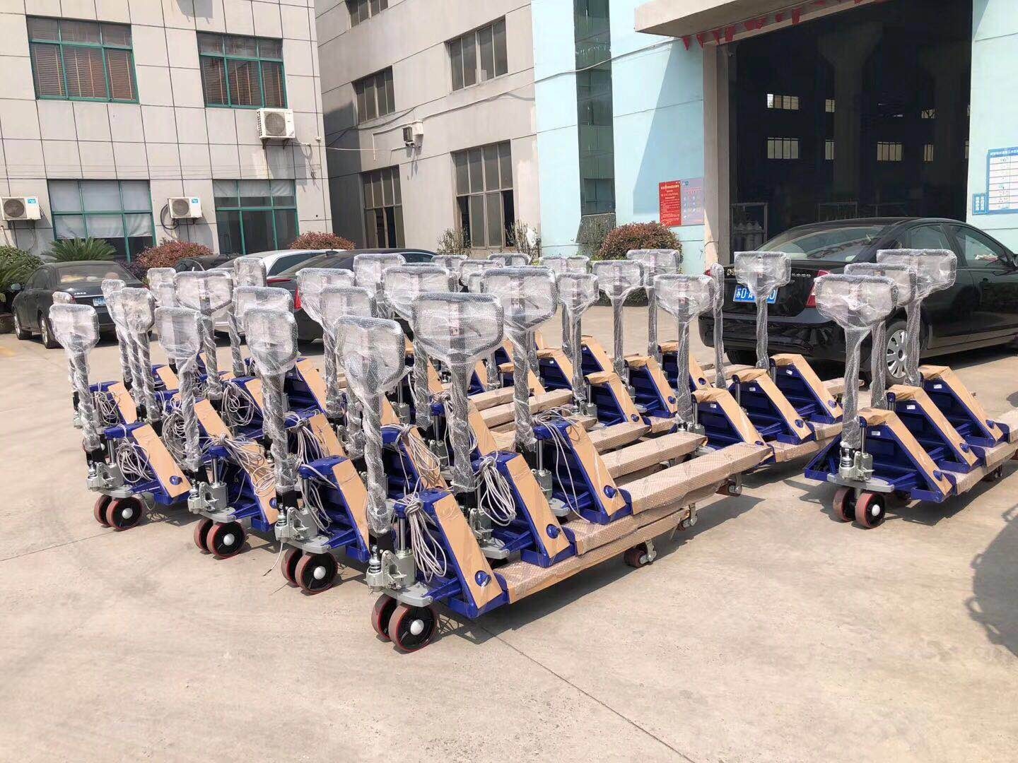 Carbon Steel Integrate Electric Pallet Jack Scale 3t With Hydraulic Pump