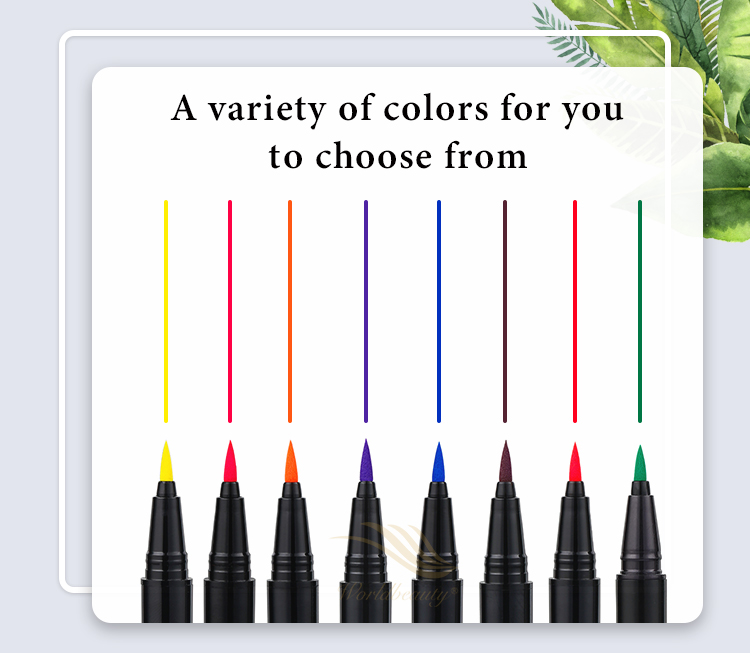 ODM 24 Hour Waterproof Eyeliner Mascara Herbal Liquid Glue Pen For Lashes