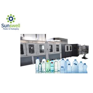 Buy cheap Stable Fully Automatic Blow Molding Machine , Plastic Bottle Manufacturing Machine product