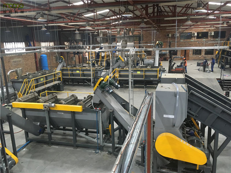 Recyclable PET bottle recycling plastic line
