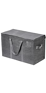 extra-large heavy-duty storage moving bag durable handles opens wide dual-tab zipper water-resistant