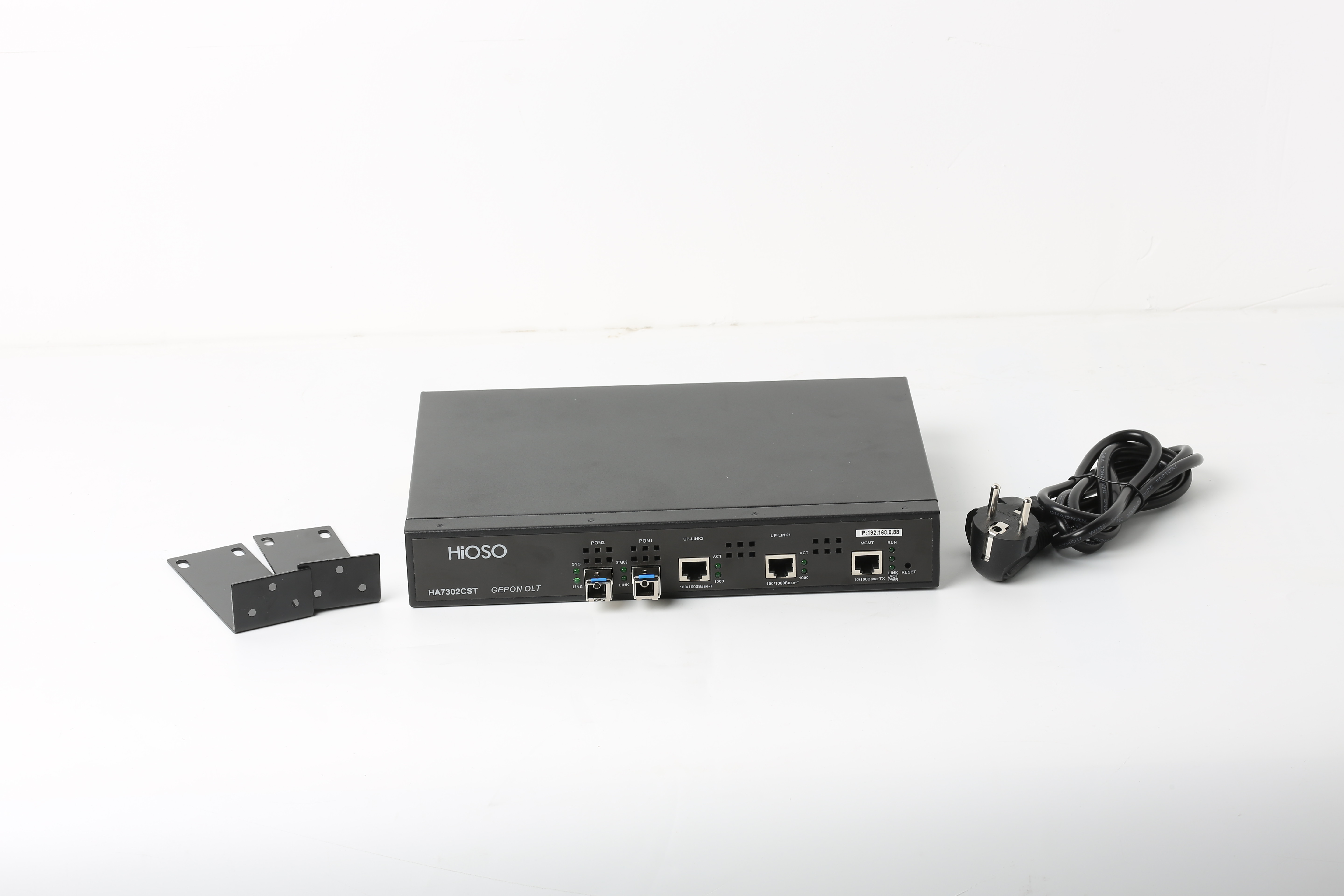 FTTX Solution OLT EPON 2PON Ports Fiber Optic Equipment Support Management