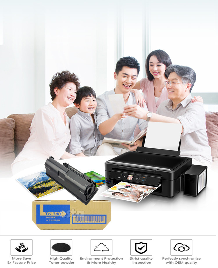 Kyoc FS 2020 TK 340 Printer Toner Cartridge 1T02J00EUC Compatible