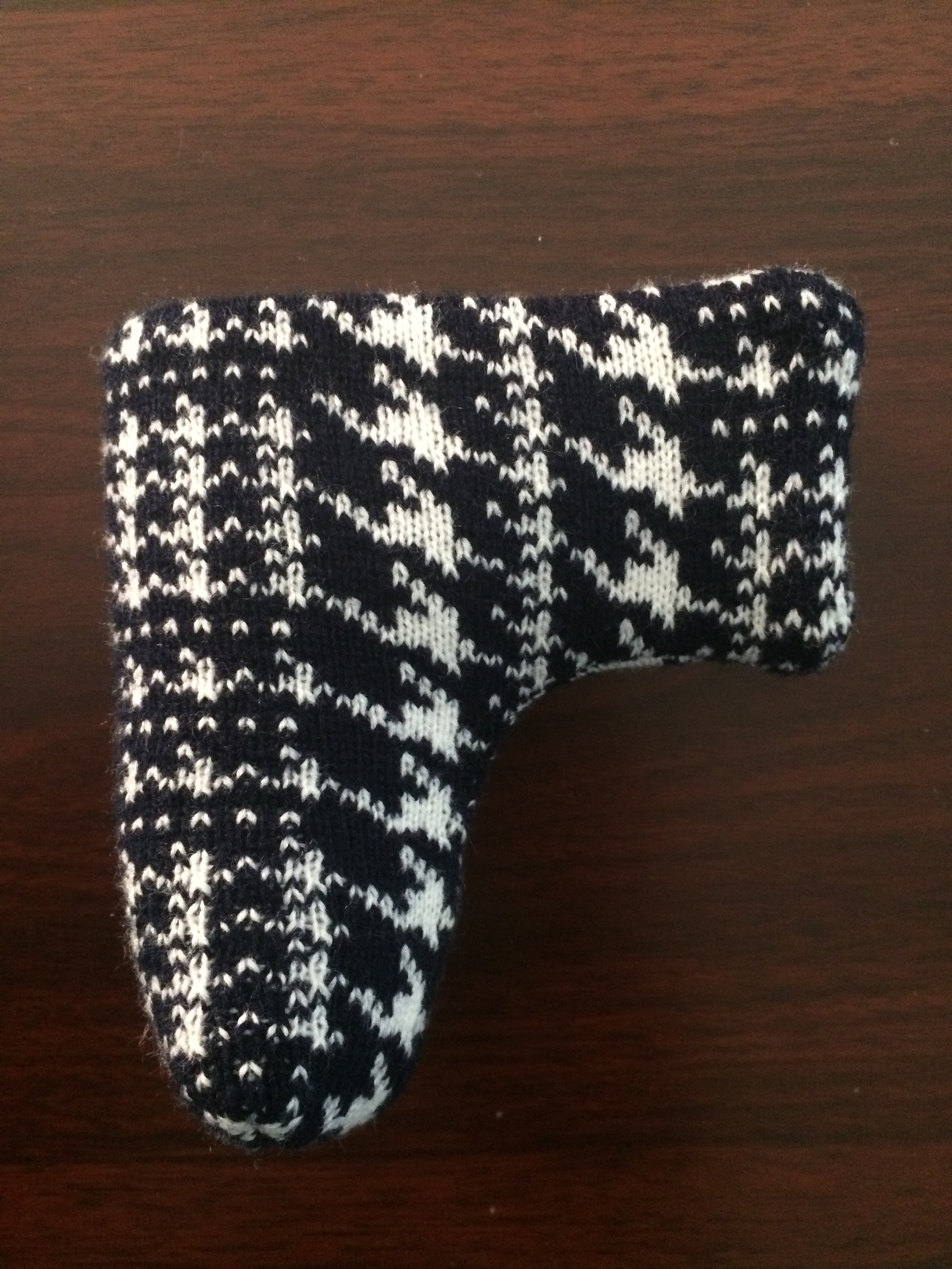 knitted head cover , golf knitted golf putter head cover , golf putter head cover