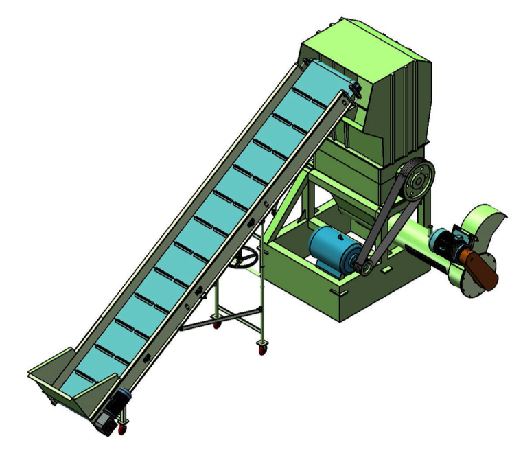 Inlet 1000*900 55kw wrapped film Plastic Crusher Machine