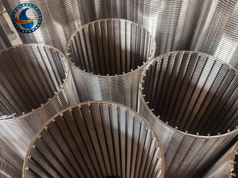 316l Stainless Steel Vee Wire Hydrogenation Wedge Wire Filter Screen