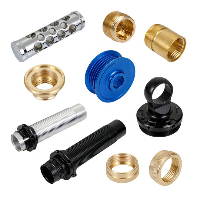 ODM High Precision Anodizing CNC Lathe Turning Parts Components Aluminum Brass