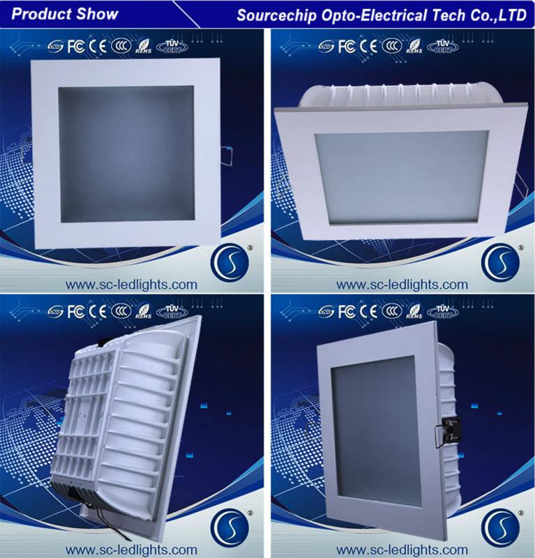 Square LED downlight 15W downlight wholesale