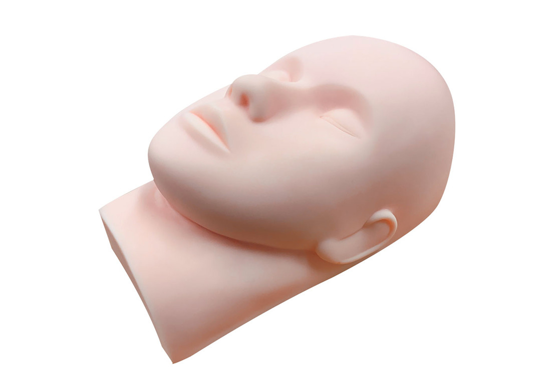 3D Permanent Makeup Practice Skin Silicone Mannequin Head Eyeliner Eyebrow Lips Permanent Makeup