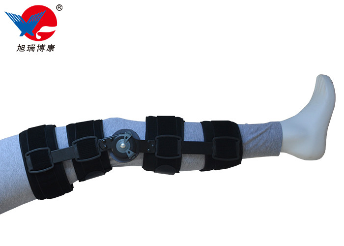 Secure Adjustable Knee Support Brace , Aluminium Alloy Neoprene Knee Brace