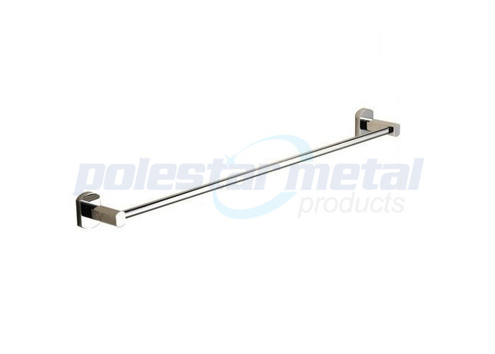 5-3/5" Width Polished Chrome Zamak 6900 Series Collection Toilet Brush Holder