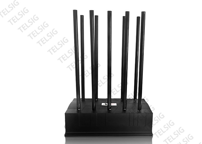 Powerful WIFI Signal Jammer Blocker Kit For Wireless Radio Alluminum Alloy Marterial