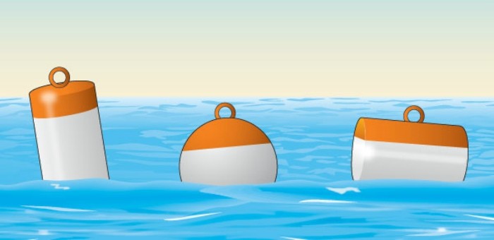 100kg Foam Filled Mooring Buoys , Ship Mooring Buoys With Chain Support