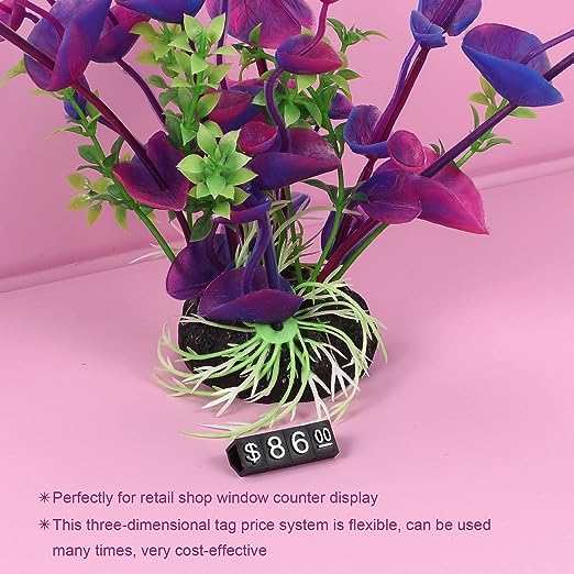 Adjustable Dollar Pricing Label Block Kit for Retail Shop Jewelry Supermarket Shelves