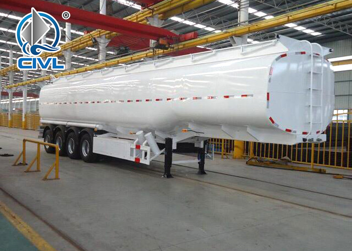 45 M3 Three FUWA Axles Oil Tank Small Semi Trailer Truck option colour with 12.00R22.5model tire