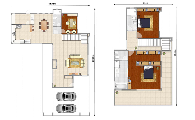 Energy Saving Affordable Prefab Modular Home Kit Steel Structure Villa Prefabricated Villas