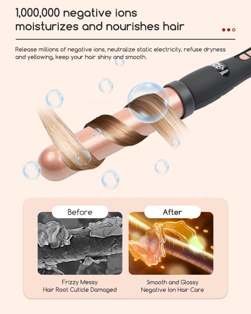 Salon Equipment Electric Curling Iron , Popular Professional Hair Curler