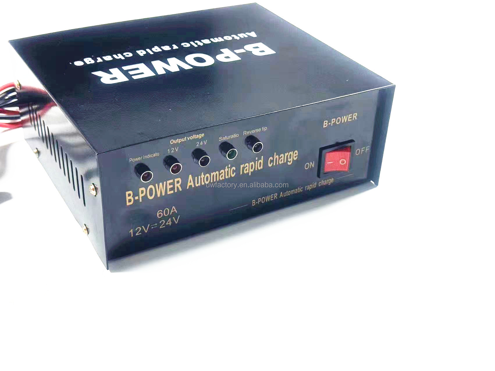 12V/24V 25A 15A Automatic Universal Lifepo4 Lead Acid Pulse Repair Car Battery Charger with Multiple Protection Features