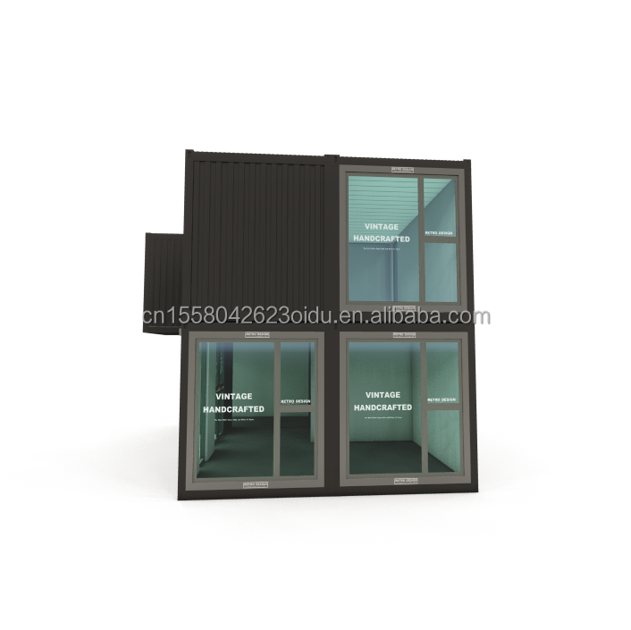 50/75/100mm Wave Sandwich Panel Walls Modular Container Prefab Office for Modern and Flexible Workspaces