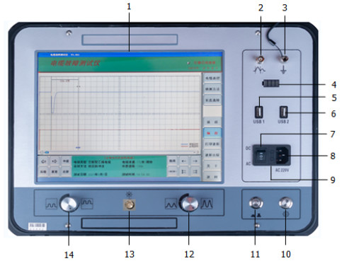 35kV TDR Underground Cable Fault Pre Locator Multiple Pulse Test Cable Fault Distance