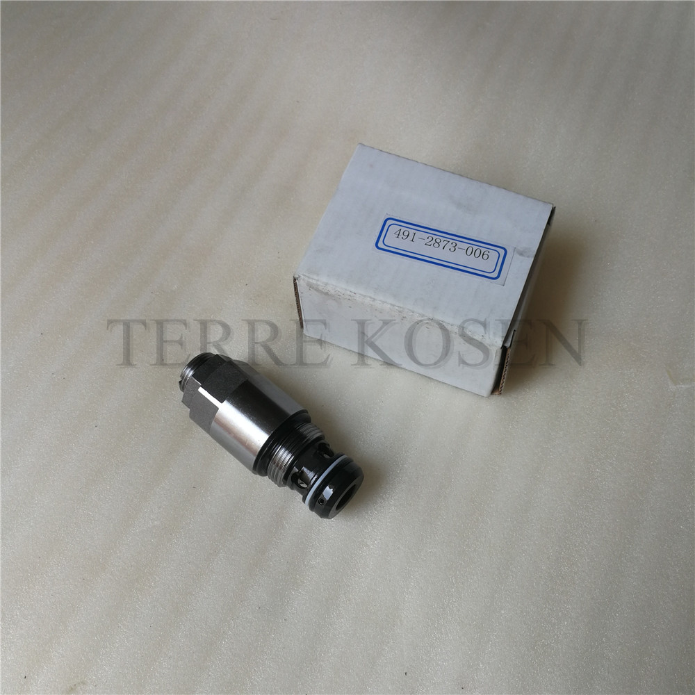 Hydraulic directional control valve parts 491-2873-006, SDV40-PRVAC, VG20-PRVAC Port relief valve