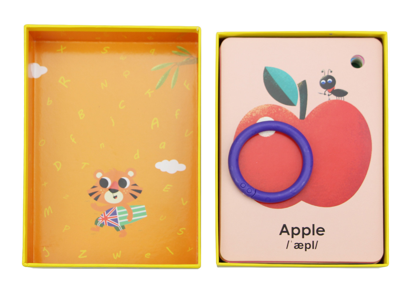 Hardboard Paired Children'S Learning Flash Cards Activity Games For Nursery Toddlers