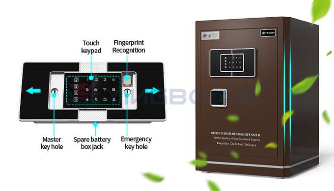 Dual Alarm Fingerprint Lock luxury Home Safe Box YB/N6-35#---180#