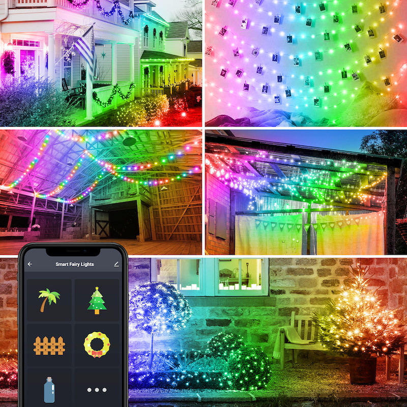 Intelligent Alexa Smart Wifi LED Bulb Usb Voice Control Christmas Led String Light