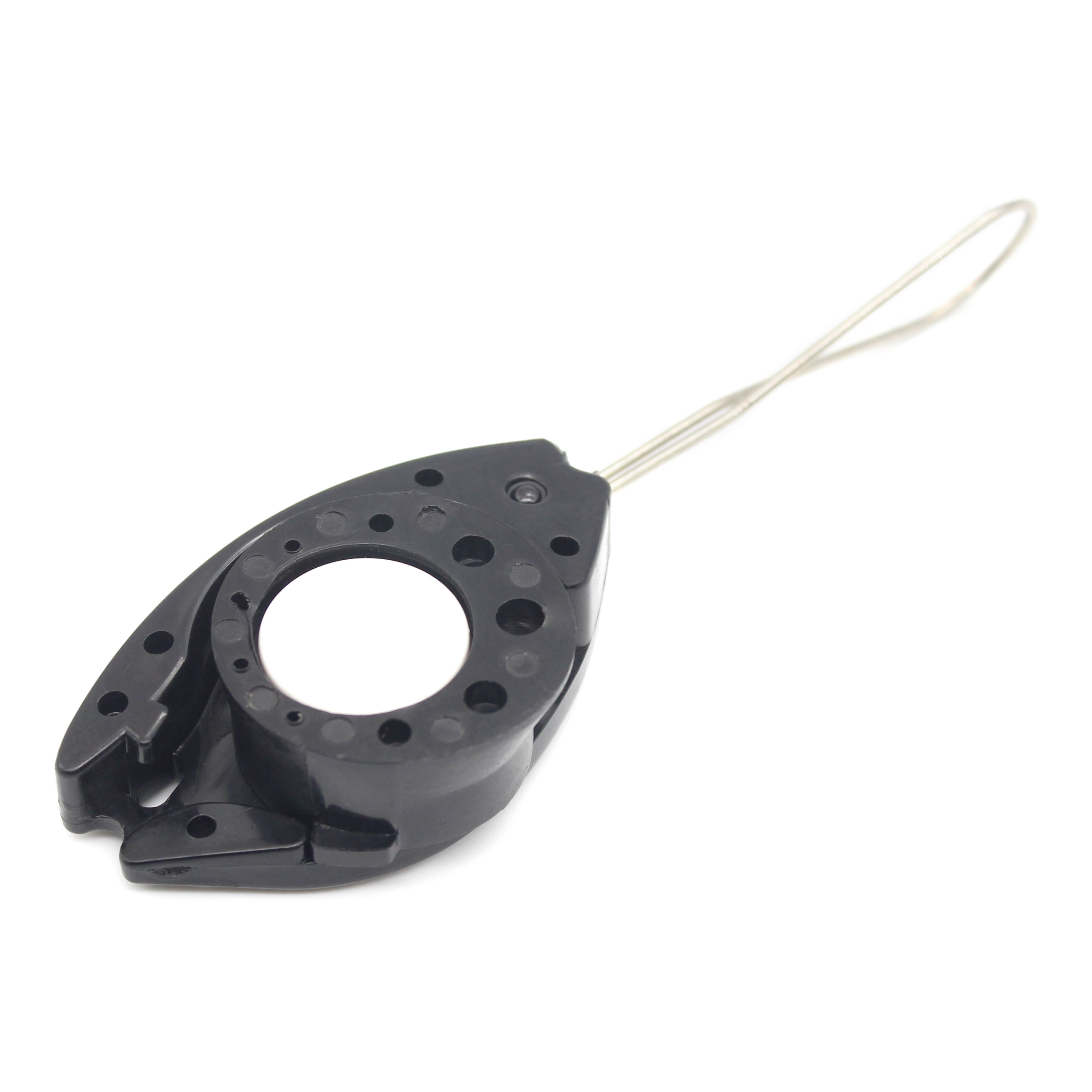 Efficiently Secure Fiber Optic Cables with O Type Fish Tension Metal Bracket Clamp