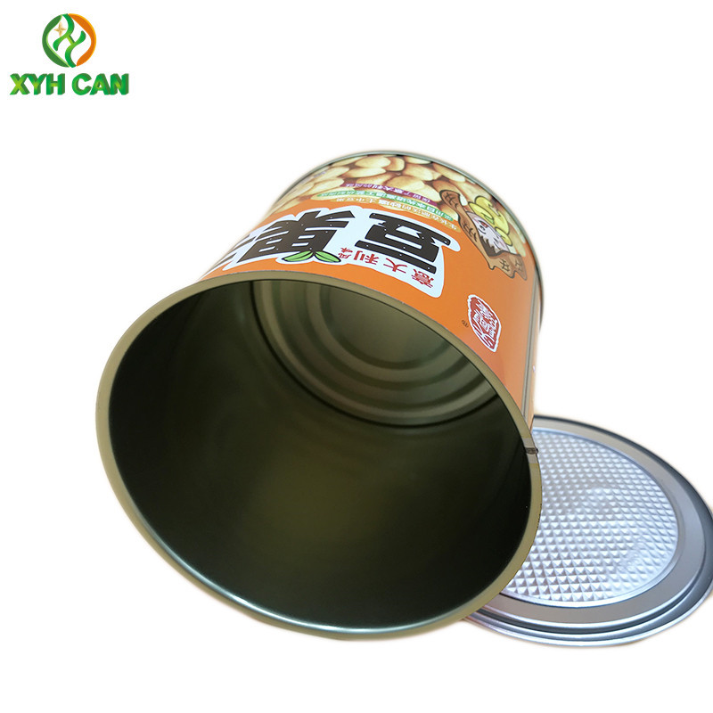 Food Tin Cans for 208g Round Baby Healthy Snack Metal Tin Cans Food Grade Custom Logo