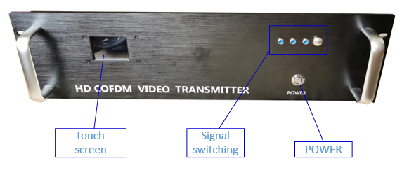 100 Watt Wireless COFDM Video Transmitter High Power Rugged For Long Distance 0