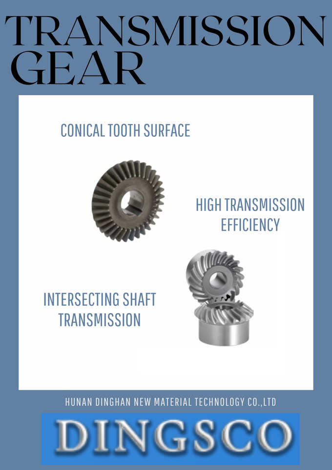 Power Transmission Spiral Bevel Gears For Automobile Industry Grinding Parts