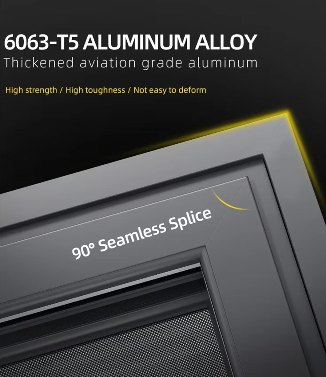 Aluminum Sliding Door, Soundproof Glass Door, Energy-Saving, Quiet
