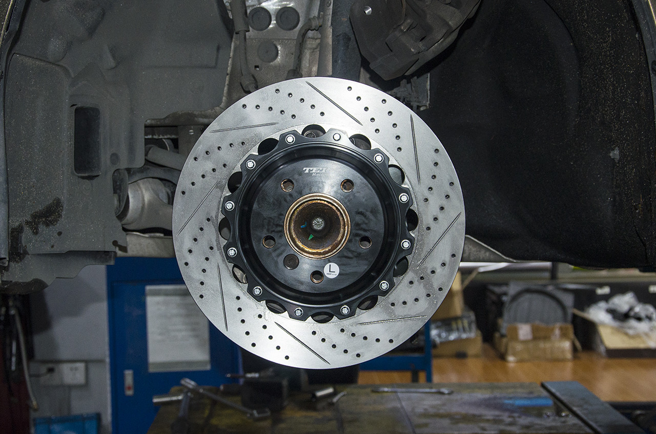 Big Brake Kit For BMW F35 Big Brake Kit , 6 Piston Caliper With 355*32mm Rotor