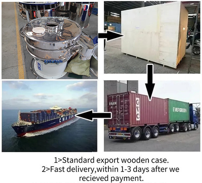 Customizable 500-2000mm Granular Material Separator Round Vibrating Sieve