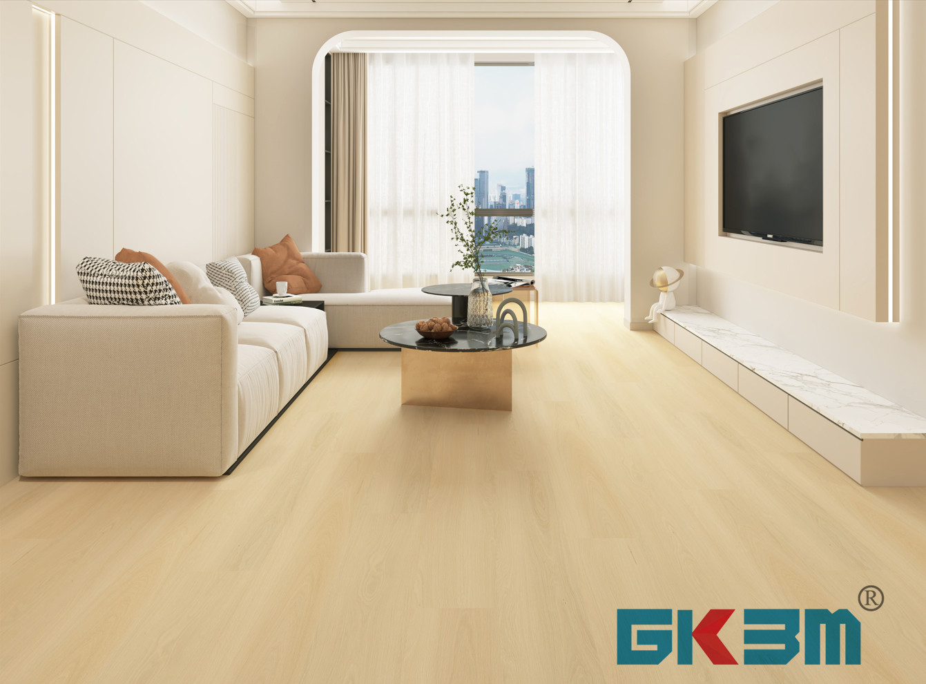 LS-W8003 Waterproof Fireproof Luxury Vinyl Flooring Plank Anti Biosis Slip