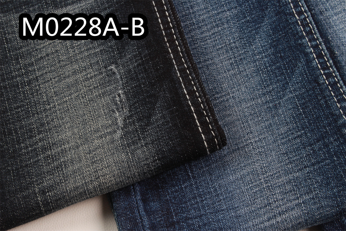 9.8Oz Desizing Cotton Spandex Denim Fabric For Pants Jacket By The Yard