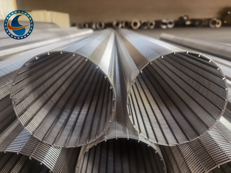 Wastewater Treatment Wedge Wire Screen Tube 25um Slot