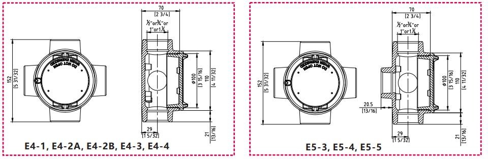 IP66 Explosion Proof Junction Box For Electronic Equipment Inverter