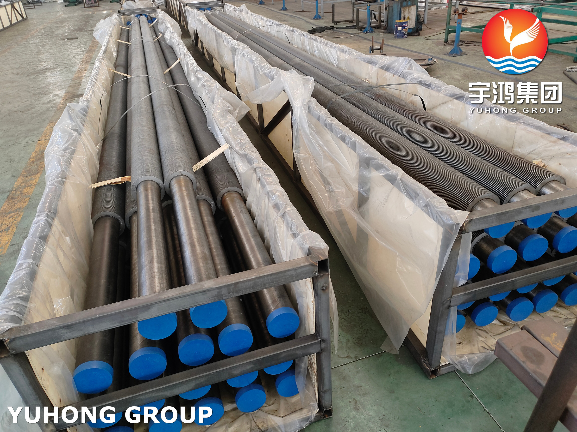 ASME SA106 Gr.B Carbon Steel HFW Solid Finnd Tube For Air Preheaters And Boiler