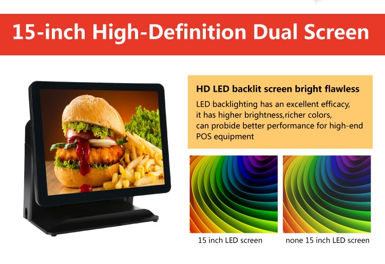 Boost Your Business with Bimi 15 Inch Touch Screen POS Terminal and J1800 Dual Core CPU