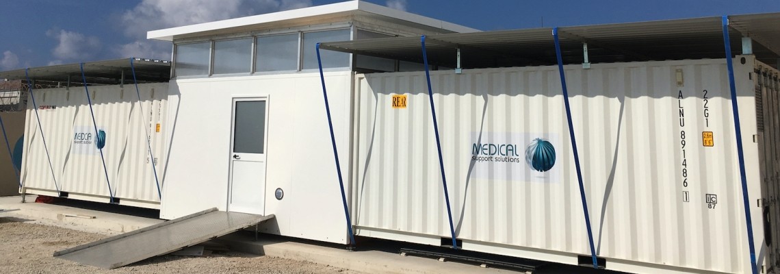 Galvanized Steel 4.0mm 40ft Mobile Cabin Hospital