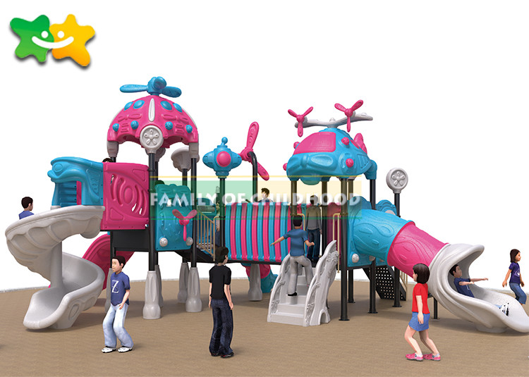 Anti Skid Outdoor Children Park Plastic Playground Slide