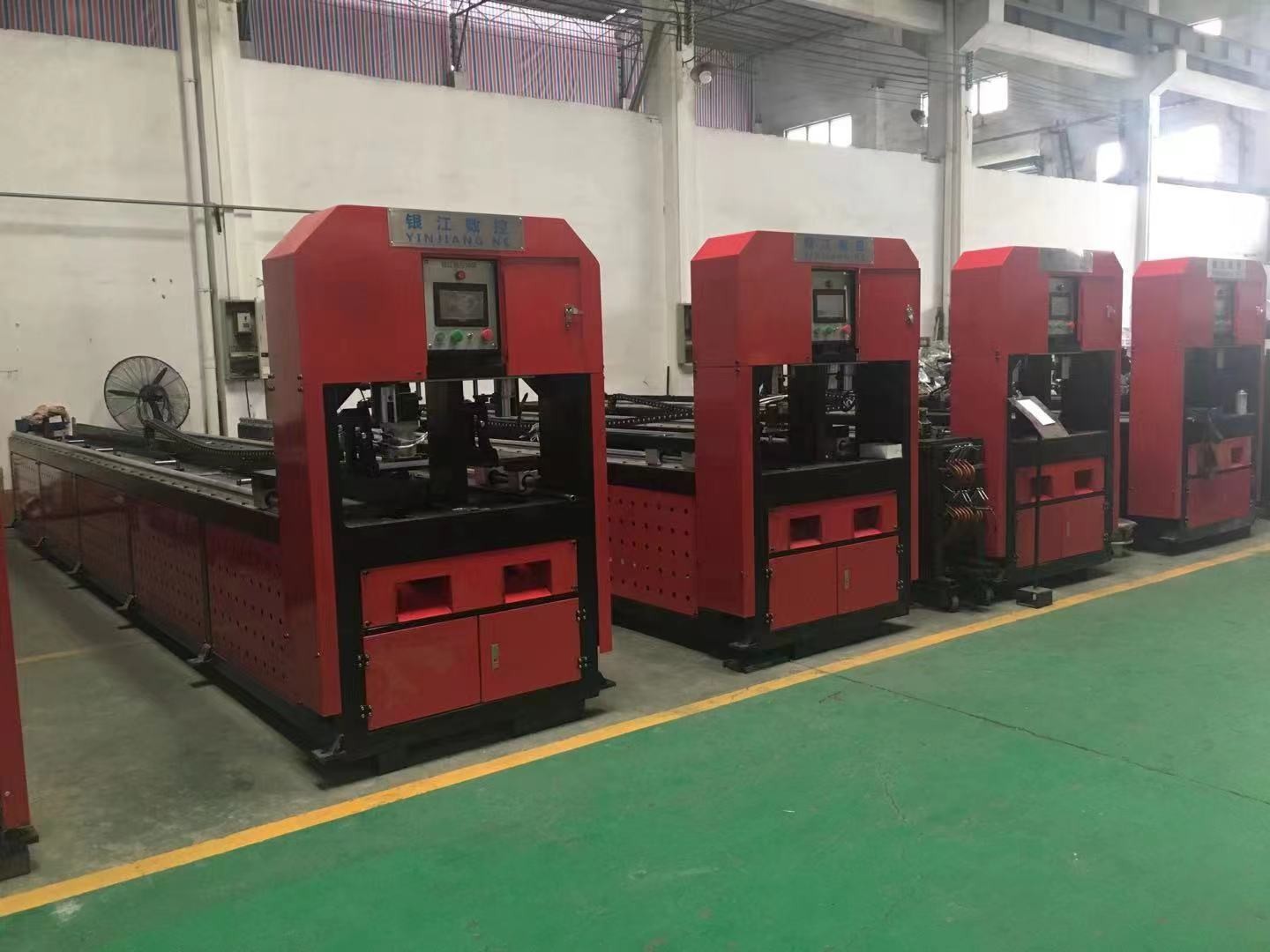 High Speed Hydraulic Automatic 80 X 80 Square Tube Punching And Shearing Machine