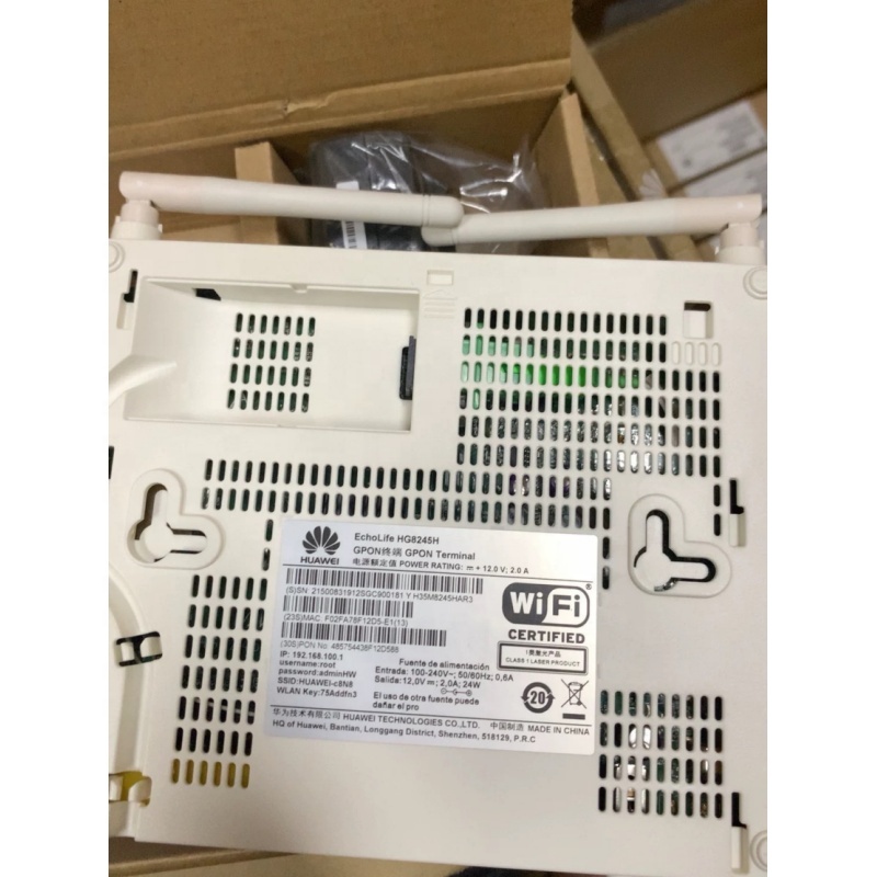 New Original EchoLife HG8245H home gateway supports GPON technologies and provides 2 pots 4 Ethernet ports and a Wi-Fi port