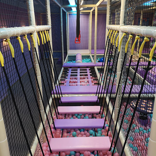 Custom Adventure Park Junior Ninja Course Indoor Playground Equipment