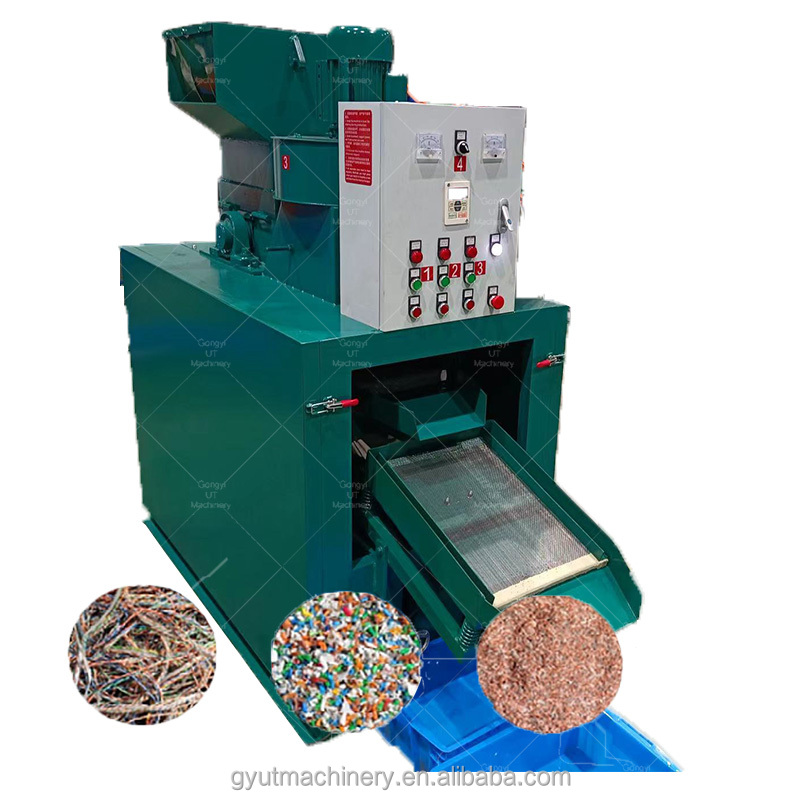 1200 kg Weight Copper Cable Recycling Separating Machines Scrap Cable Granulator Separator Machines