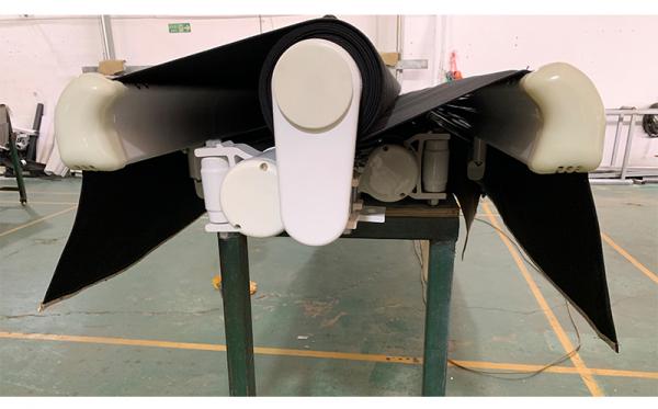 Double awning, awning, independent double - sided, electric hand - operated