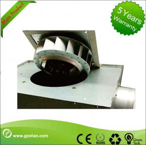 China 125mm Thin Durable Silent Inline Fan / Square Inline Centrifugal Duct Fan on sale